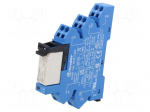 Relay: interface | DPDT | Ucoil: 24VDC | 8A/250VAC | 8A/24VDC | 400VA