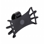 Auto holder Hurtel  Swivel silicone bike holder with replaceable head - black