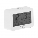 Audio- ja HiFi-s&uuml;steemid // Radio Clock // AD 1196 white Budzik na baterie