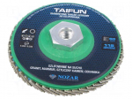 Flap grinding wheels | 115mm | Granularity: 60 | M14 | TAIFUN