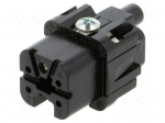 Connector: HDC | contact insert | female | CK | PIN: 4 | 10A | 600V | 4+PE