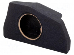 Car loudspeaker enclosure | MDF | black melange | 250mm | Toyota | 15l
