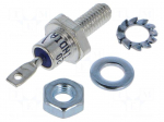 Diode: rectifying | 1.2kV | 16A | anode to stud | DO203AA,DO4 | 1.23V