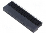 Connector: pin strips | socket | male | PIN: 40 | straight | THT | 2.54mm