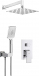 Concealed shower set