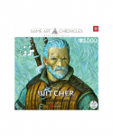 Good Loot Game Art Chronicles Puzzle: The Witcher Geralt & Vincent van Gogh (1000 elements)