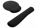 Pad | CHIPMUNK | black | keyboard,mouse,wrist | gel | 250x230x25mm