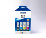 Printer accessories EPSON  103 EcoTank Ink Cartridge, Black, Cyan, Magenta, Yellow, Multipack 4-colours