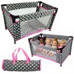 M&auml;nguala | PC | Konsoolid | Tarvikud // M&auml;nguasjad ja m&auml;ngud lastele // Ł&oacute;żeczko w Gwiazdki dla Lalek Alice Torba Kołderka Poduszka Szaro R&oacute;żowe