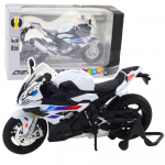 M&auml;nguala | PC | Konsoolid | Tarvikud // M&auml;nguasjad ja m&auml;ngud lastele // Motocykl Sportowy Metalowy Światła Dźwięki Biały S1000 1:12