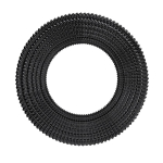 CF. SUCTION AND PRESSURE HOSE FOR PUMPS 25mm x 25mb BLACK BASSE-FLEX