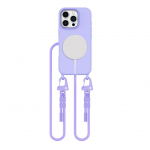 Other Phone Accessory Tech-Protect  Tech-Protect MagNecklace MagSafe Case with Lanyard for iPhone 16 Pro - Purple