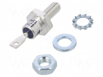 Diode: rectifying | 1.2kV | 12A | anode to stud | DO203AA,DO4 | 1.26V
