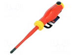 Screwdriver: insulated | PZ2/SL | 100mm | 1kVAC