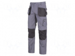 Dungarees | Size: XL | grey-black | 265g/m2