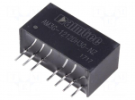 Converter: DC/DC | 3W | Uin: 9&divide;18V | Uout: 12VDC | Uout2: -12VDC | SIP8