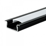 Anodized aluminum profile for LED strip HB-24.7X7WBM