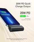 Power bank Veger Powerbank Veger PlugOn (W0556P) PD QC3.0 3A 20W 5000 mAh with a built-in connector Lightning black