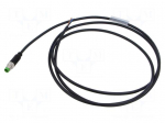 Cable: for sensors/automation | M8 | PIN: 3 | straight | 1.5m | plug