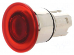 Switch: push-button | Stabl.pos: 2 | 22mm | red | IP67 | Pos: 2 | -25&divide;70&deg;C