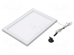 Lamp: LED light panel | Lumaire Magnetic Sim | PMMA | 6500K | Size: A4