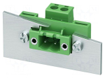 Connector: pluggable terminal block | socket | male | power supply