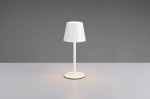 Trio Diaz LED table lamp matt white rechargeable gaismeklis R55961131 4017807644777