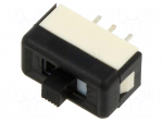 Switch: slide | Pos: 3 | SP3T | 1A/30VDC | ON-OFF-ON | PCB | Leads: for PCB
