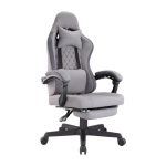 Gaming Chair with Headrest and Lumbar Support