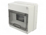 Enclosure: for modular components | IP55 | wall mount | white | 40 CD
