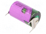 Battery: lithium (LTC) | 3.6V | 1/2AA | &Oslash;14.7x25.2mm | 1200mAh