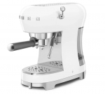 Smeg ECF02WHEU 50's Style Espresso Machine 1350W 1.1L white