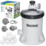 Pumbad // Filtriga basseinipumbad // Filtr Piaskowy Do Basenu Pompa Filtrująca 5678L/H Bestway 58870