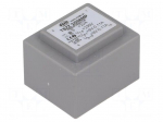 Transformer: encapsulated | 2VA | 230VAC | 9V | 9V | 0.11A | 0.11A | IP00