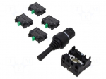 Switch: joystick | 22mm | Stabl.pos: 1 | NO x4 | IP20,IP65,IP69 | Pos: 4