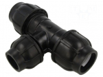 Splice terminal: clamping | for PE pipes | Plast | Medium: water