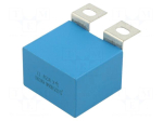 Capacitor: polypropylene | 1uF | 1.25kVDC | 500VAC | 42x37x28mm | &plusmn;10%