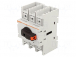 Switch-disconnector | Poles: 3 | for DIN rail mounting,screw type