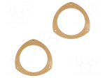 Spacer ring | MDF | 130mm | Opel | impregnated,varnished