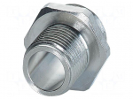 Enclosure for connectors: M12 | nickel plated | Thread: M14x1