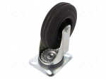 Transport wheel | &Oslash;: 125mm | W: 37.5mm | H: 156mm | torsional | 86kg