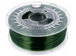 Filament: PET-G | 1.75mm | green (transparent) | 220&divide;250&deg;C | 1kg