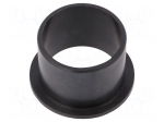 Bearing: sleeve bearing | with flange | &Oslash;out: 34mm | &Oslash;int: 30mm | black