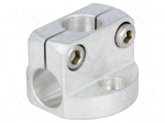 Mounting coupler | D: 16mm | Base dia: 45mm | H: 31mm | aluminium