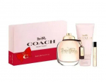 Set Coach New York For Women Edp 90ml + Edp 7,5ml + Body Lotion 100ml