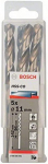 Bosch Metal twist drill HSS-Co, DIN 338, 11.0mm (5 pieces, working length 94mm)