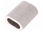 Ferrule | aluminium | for rope | &Oslash;rope: 18mm