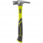 Ryobi claw hammer RH16FSS (green/gray, magnetic nail holder)
