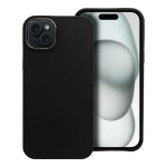 Fusion Frame silikona aizsargapvalks  Apple Iphone 15 Pro melns