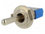 Switch: toggle | Pos: 2 | SPDT | ON-ON | 3A/250VAC | 0.05A/10VDC | IP40